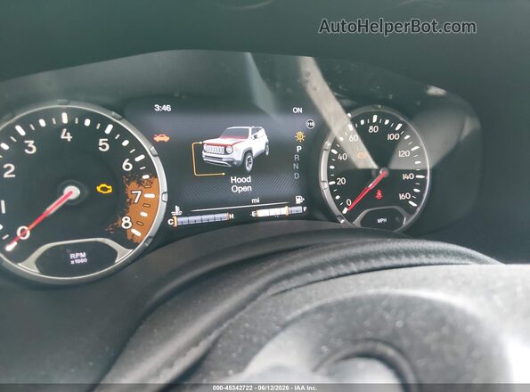 ZACCJBDB0JPH81762 2018 JEEP RENEGADE White უკანა სავარძლების ხედი