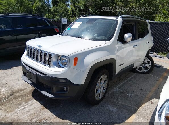 ZACCJBDB0JPH81762 2018 JEEP RENEGADE White წინა მარცხენა ხედი სამი მეოთხედიდან