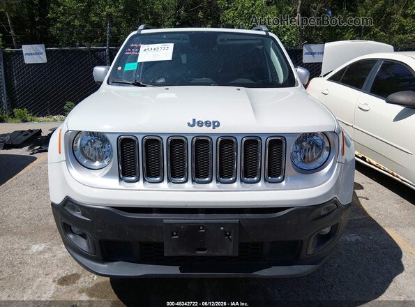 ZACCJBDB0JPH81762 2018 JEEP RENEGADE White უკანა სალონის ხედი