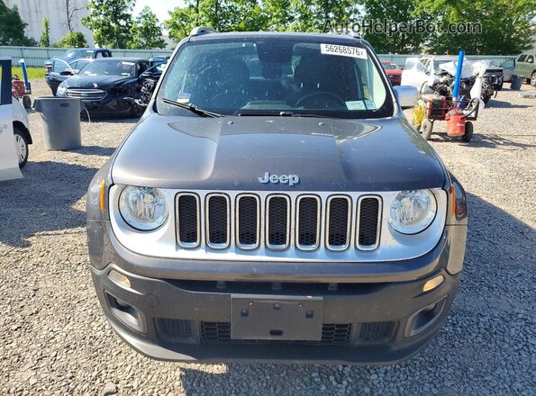 ZACCJBDB2HPF23821 2017 JEEP RENEGADE Gray Front view