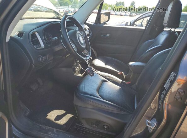ZACCJBDB2HPF23821 2017 JEEP RENEGADE Gray Front interior view