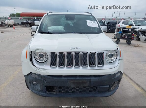ZACCJBDB2JPG76155 2018 JEEP RENEGADE White Instrument cluster view