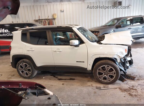 ZACCJBDB3HPF54933 2017 JEEP RENEGADE Белый Вид задней части салона