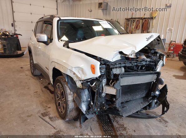 ZACCJBDB3HPF54933 2017 JEEP RENEGADE Белый Вид спереди