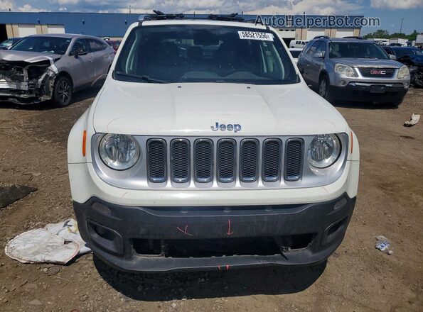 ZACCJBDB4JPG91613 2018 JEEP RENEGADE White Դիմացի տեսք