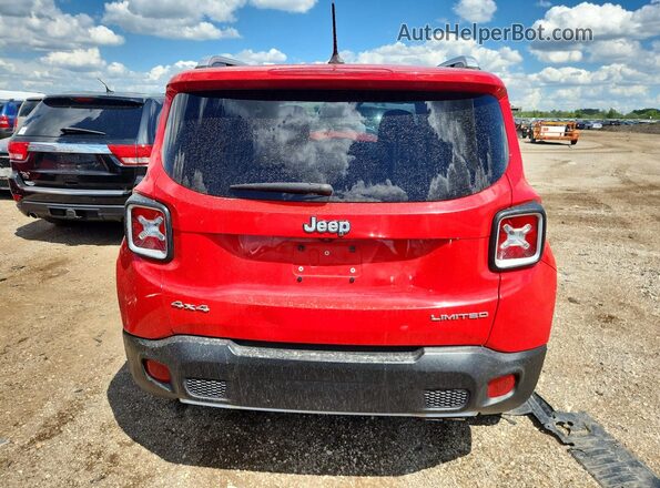 ZACCJBDB6HPE78219 2017 JEEP RENEGADE Red Հետևի տեսք
