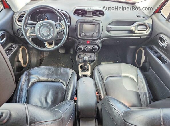 ZACCJBDB6HPE78219 2017 JEEP RENEGADE Red Առջևի վահանակի տեսք