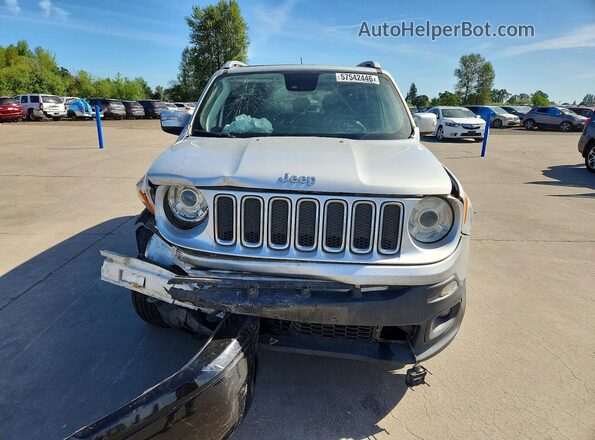 ZACCJBDB8JPG78721 2018 JEEP RENEGADE Silver Widok z przodu