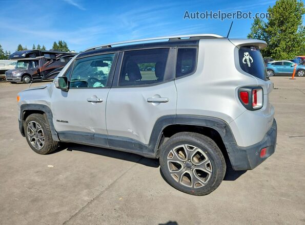 ZACCJBDB8JPG78721 2018 JEEP RENEGADE Silver Tył lewy