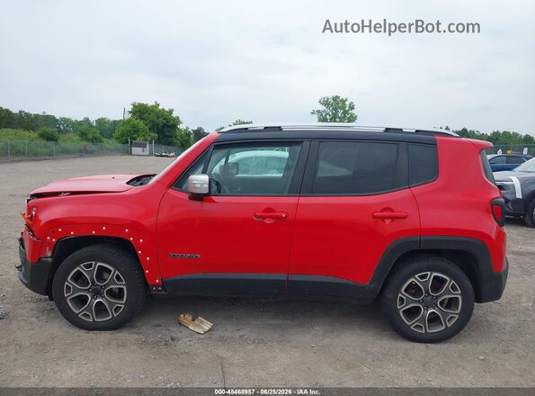 ZACCJBDT0GPD72212 2016 JEEP RENEGADE Red Панорамний вид салону 360°