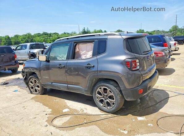 ZACCJBDT2GPD24906 2016 JEEP RENEGADE Gray Trasero izquierdo