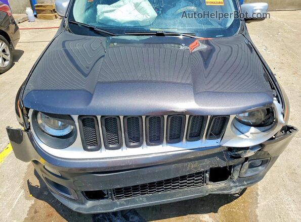 ZACCJBDT2GPD24906 2016 JEEP RENEGADE Gray Vista del compartimento del motor