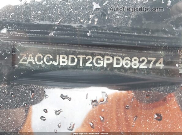 ZACCJBDT2GPD68274 2016 JEEP RENEGADE Beige Вид підкапотного простору