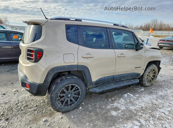 ZACCJBDT3GPC64697 2016 JEEP RENEGADE Beige Trasero derecho