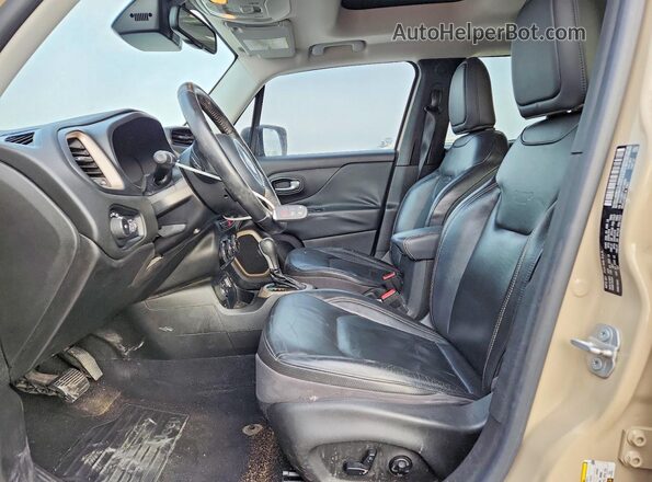 ZACCJBDT3GPC64697 2016 JEEP RENEGADE Beige Vista interior delantera