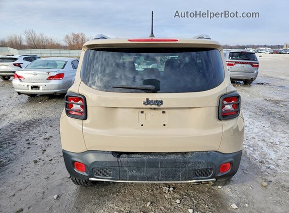 ZACCJBDT3GPC64697 2016 JEEP RENEGADE Beige Vista trasera