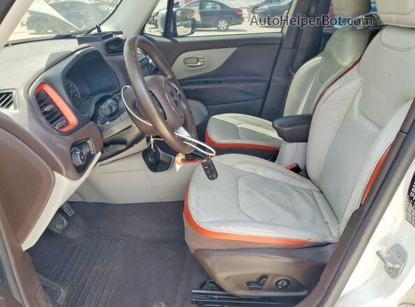 ZACCJBDT4GPC67866 2016 JEEP RENEGADE White Vista interior delantera