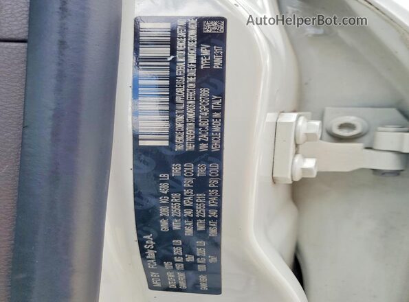 ZACCJBDT4GPC67866 2016 JEEP RENEGADE White Vista del compartimento del motor