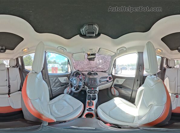 ZACCJBDT4GPC67866 2016 JEEP RENEGADE White Vista de la etiqueta del VIN