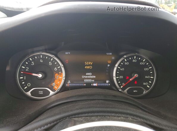 ZACCJBDT5GPC62935 2016 JEEP RENEGADE White Սարքավորումների վահանակի տեսք