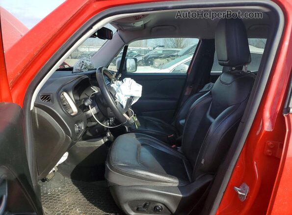 ZACCJBDT6GPE01048 2016 JEEP RENEGADE Красный Вид салона спереди