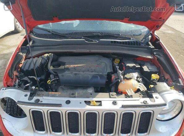 ZACCJBDT6GPE01048 2016 JEEP RENEGADE Красный Вид подкапотного пространства
