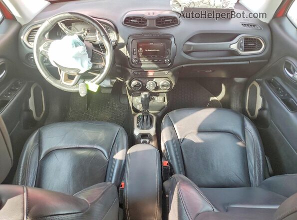ZACCJBDT6GPE01048 2016 JEEP RENEGADE Красный Вид панели приборов