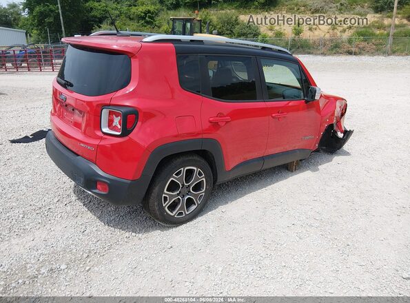 ZACCJBDTXGPC46004 2016 JEEP RENEGADE Red Rear right