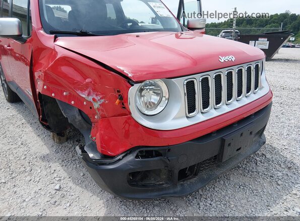 ZACCJBDTXGPC46004 2016 JEEP RENEGADE Red Front view
