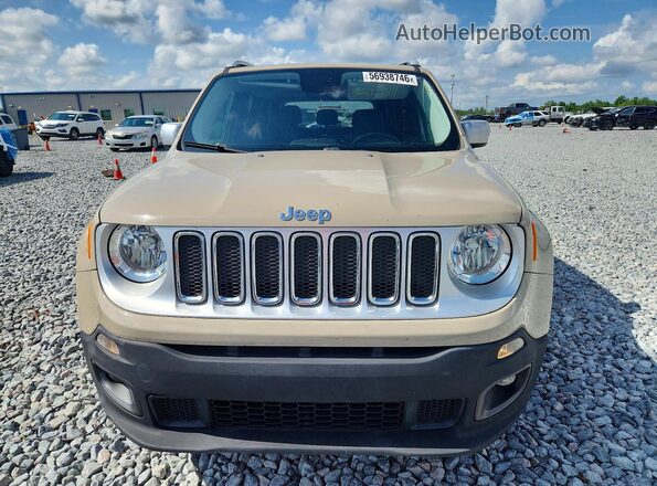 ZACCJBDTXGPD26497 2016 JEEP RENEGADE Tan 
