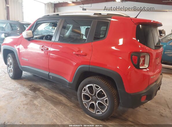 ZACCJBDTXGPD46586 2016 JEEP RENEGADE Red Задня ліва чверть