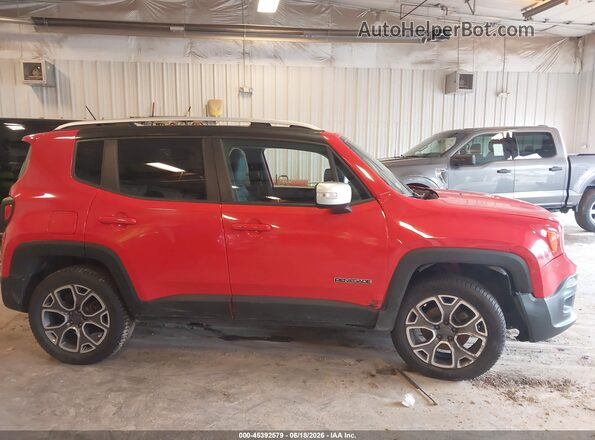 ZACCJBDTXGPD46586 2016 JEEP RENEGADE Red Вид задньої частини салону