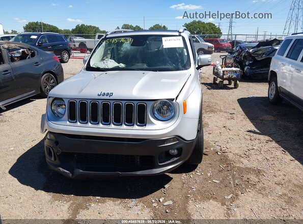 ZACCJBDTXGPD64456 2016 JEEP RENEGADE Silver Սարքավորումների վահանակի տեսք