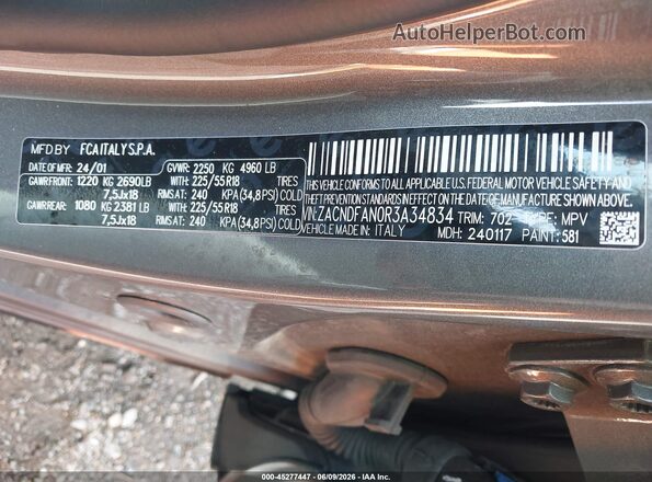 ZACNDFAN0R3A34834 2024 DODGE OTHER Gray 