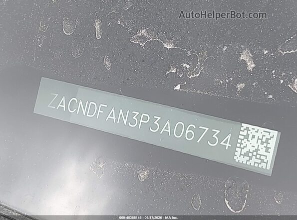 ZACNDFAN3P3A06734 2023 DODGE OTHER Gray 