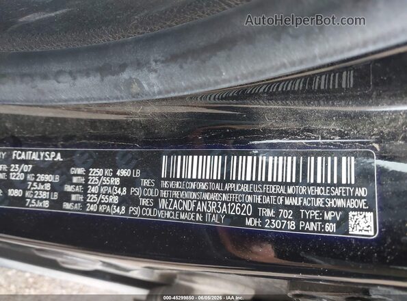 ZACNDFAN3R3A12620 2024 DODGE OTHER Black Вид підкапотного простору
