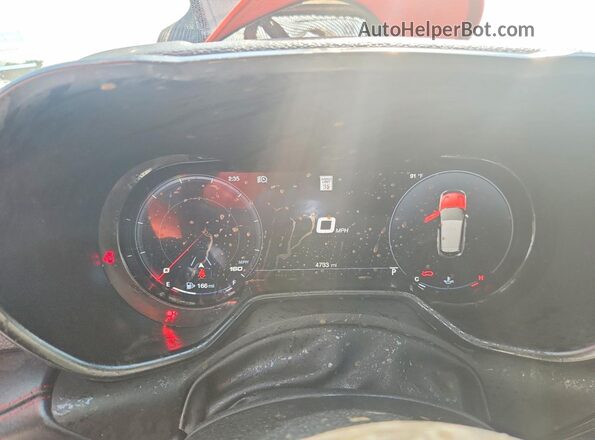 ZACNDFAN6S3A44757 2025 DODGE OTHER White Vista del cuadro de instrumentos