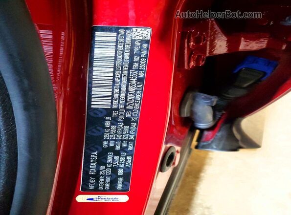 ZACNDFAN8S3A45537 2025 DODGE OTHER Red Vista interior de 360 grados