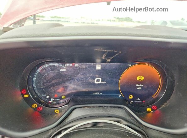 ZACNDFAN9P3A03207 2023 DODGE OTHER Red Սարքավորումների վահանակի տեսք