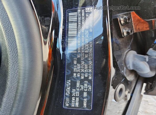 ZACNDFAN9R3A40941 2024 DODGE OTHER Black Widok naklejki z numerem VIN