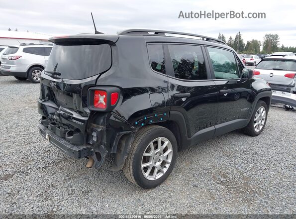 ZACNJAAB0LPL67596 2020 JEEP RENEGADE Black უკანა მარჯვენა