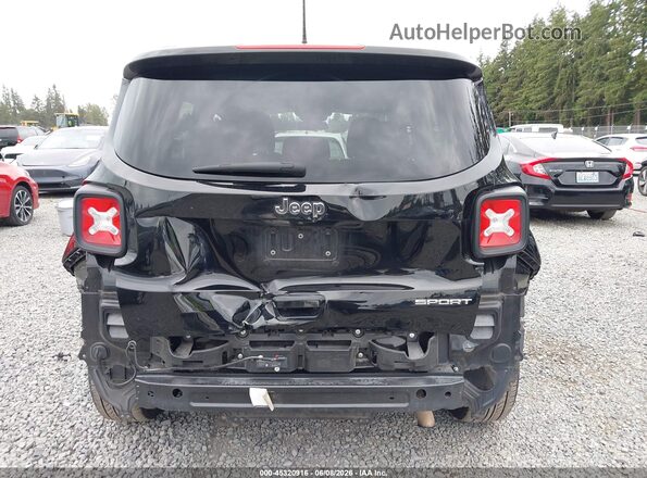 ZACNJAAB0LPL67596 2020 JEEP RENEGADE Black წინა ხედი