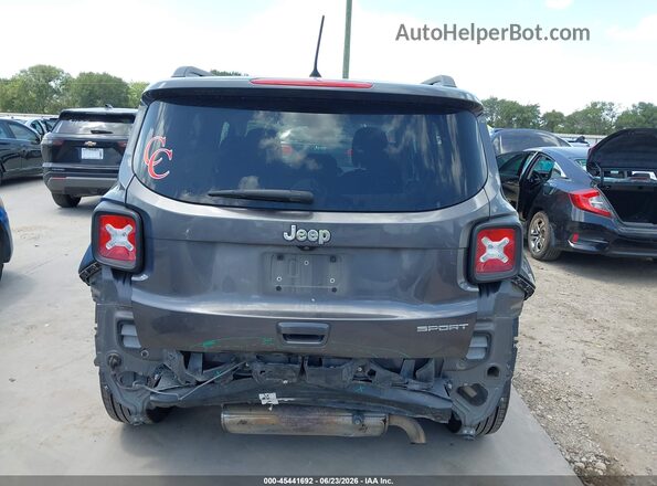 ZACNJAAB2KPK65800 2019 JEEP RENEGADE Gray Դիմացի տեսք