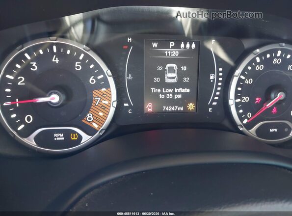 ZACNJAAB2KPK95086 2019 JEEP RENEGADE Orange უკანა სავარძლების ხედი