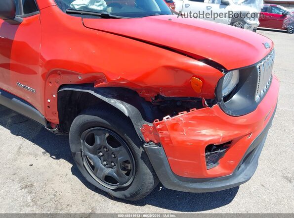 ZACNJAAB2KPK95086 2019 JEEP RENEGADE Orange წინა ხედი