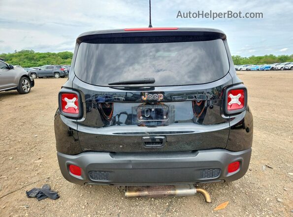 ZACNJAAB2LPM27765 2020 JEEP RENEGADE Черный Вид сзади