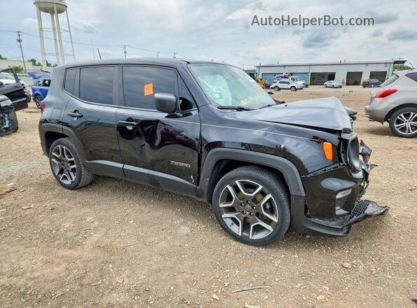 ZACNJAAB2LPM27765 2020 JEEP RENEGADE Черный Передняя правая четверть
