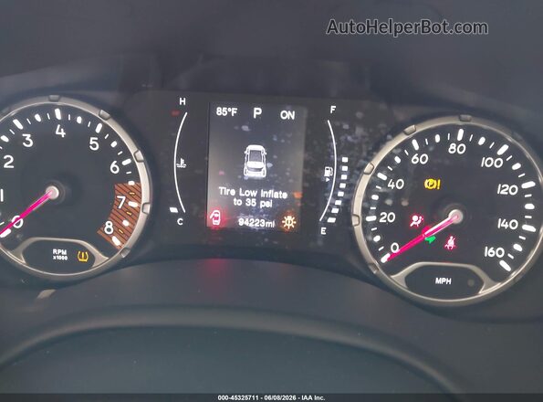 ZACNJAAB4LPL35086 2020 JEEP RENEGADE Серый Вид задних сидений