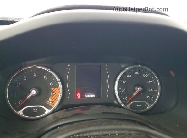 ZACNJAAB8KPK38407 2019 JEEP RENEGADE Black Vista del cuadro de instrumentos