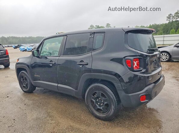 ZACNJAAB8KPK38407 2019 JEEP RENEGADE Black Trasero izquierdo